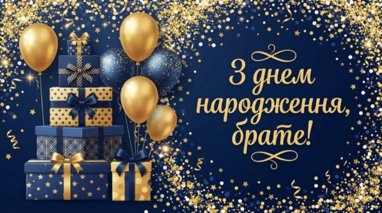 Привітання з днем народження брату своїми словами: щирі тексти у прозі