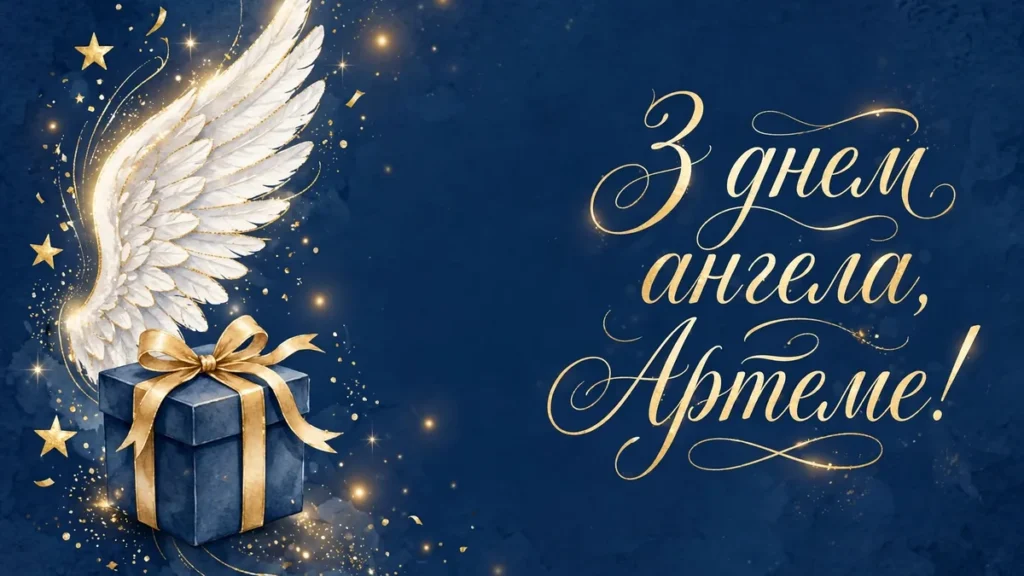 50 привітань з днем ангела Артема своїми словами
