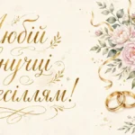 Красиві привітання внучці з весіллям: у прозі, віршах, картинках