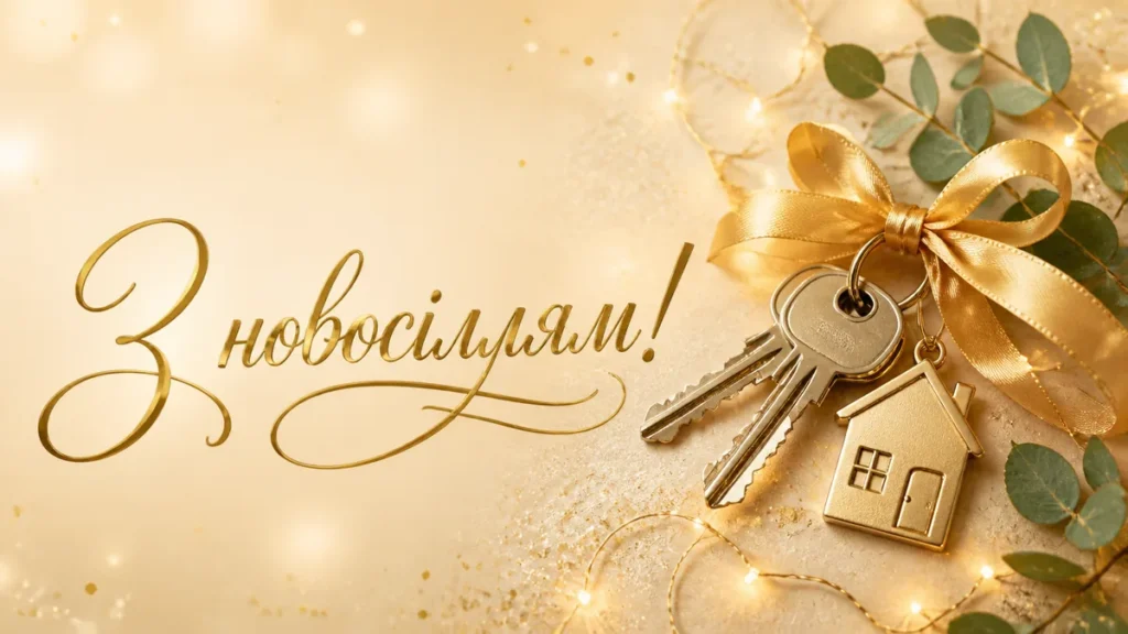 Короткі привітання з новосіллям — для СМС, чатів і листівок