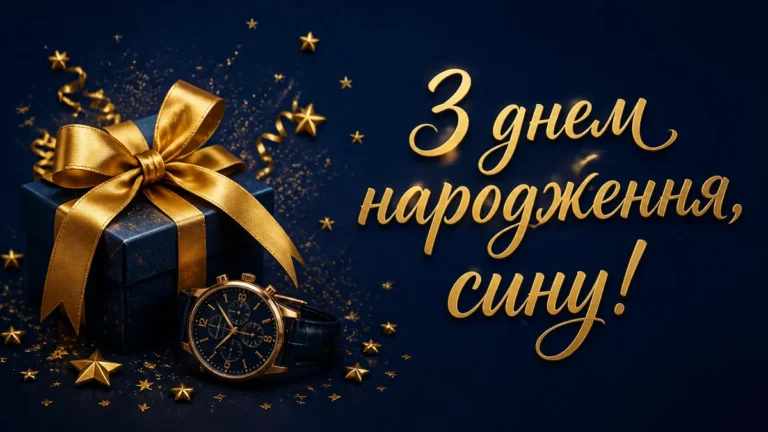 Найкращі привітання з днем народження сина від тата