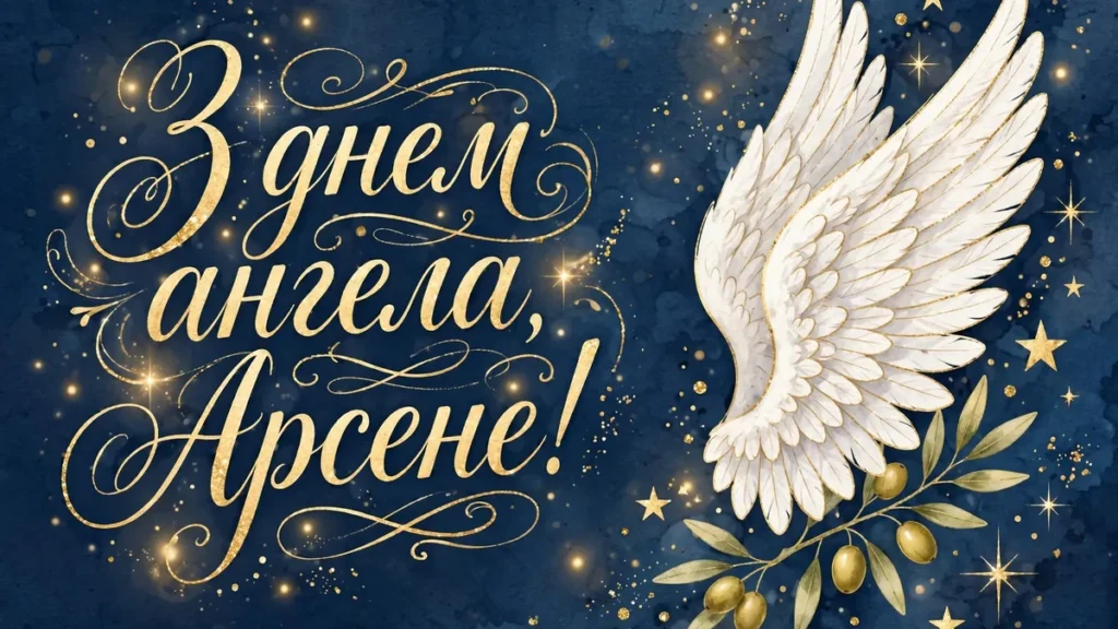 Привітання з днем ангела Арсена в прозі: рідним, другу й колезі