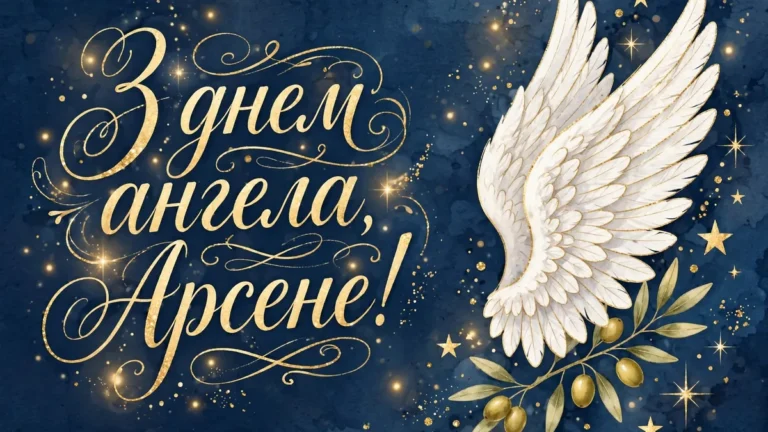 Привітання з днем ангела Арсена в прозі: рідним, другу й колезі