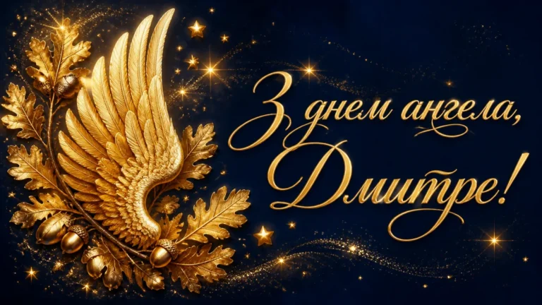 Привітання з днем ангела Дмитра своїми словами