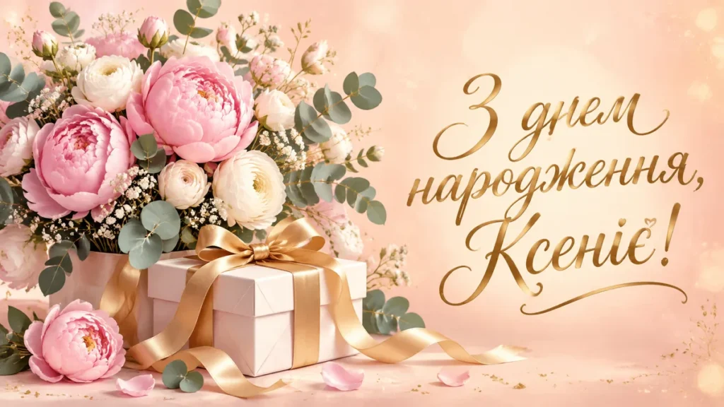 Привітання та побажання з днем народження Ксенії в прозі