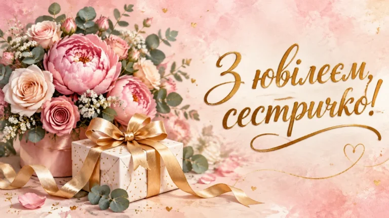 Привітання з ювілеєм сестрі: проза, вірші, СМС і тости