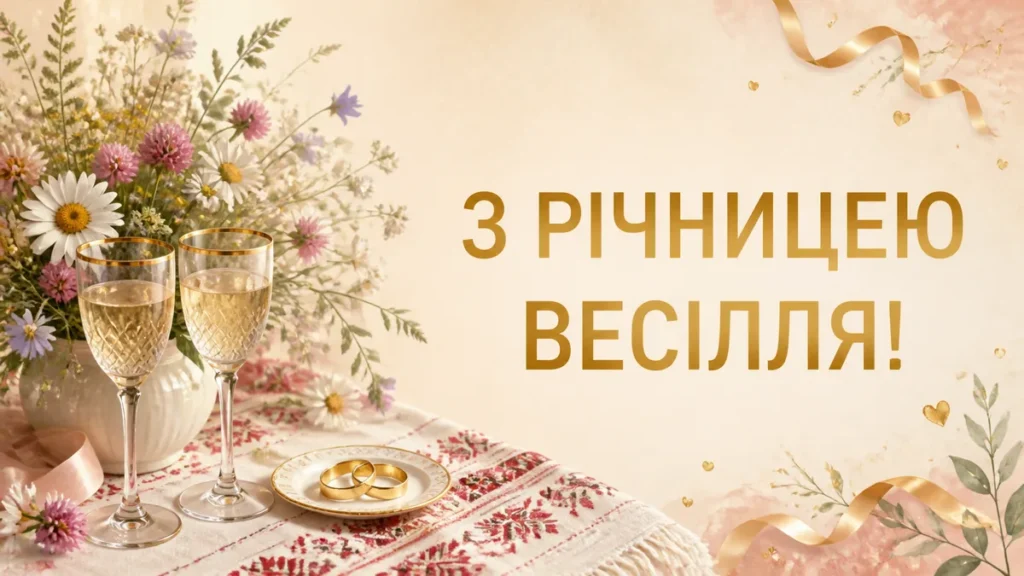 Привітання з річницею весілля дітям від батьків: від мами, від тата та від обох