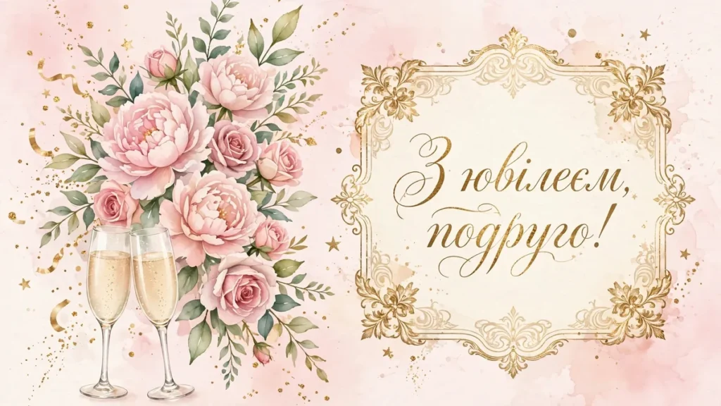 Привітання з ювілеєм 50 років подрузі: проза, вірші, жартівливі тексти й тости