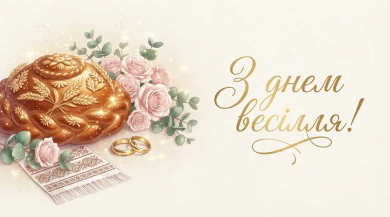 Скільки днів святкують весілля: традиції та готові привітання